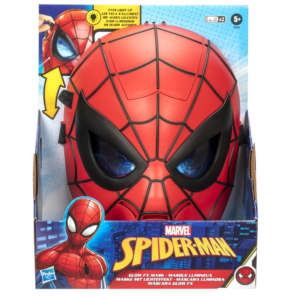 Marvel Spiderman Masca Glow FX Hasbro Ochi