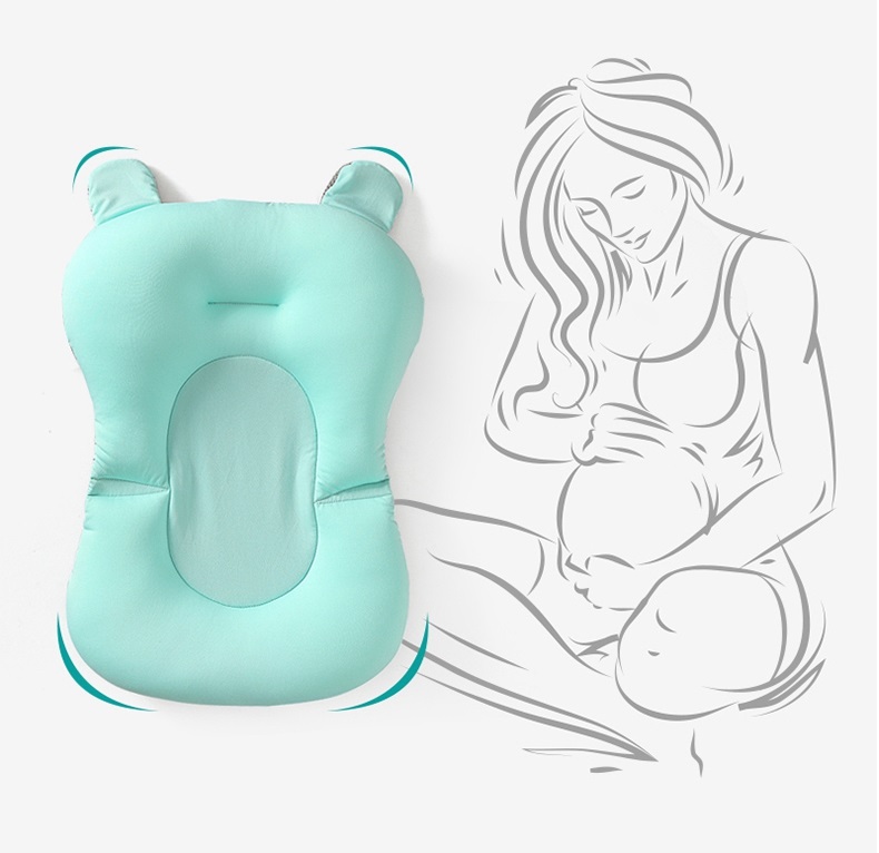 Hamac Cadita Little Mom Bear, Mint, Ergonomic - imagine 3
