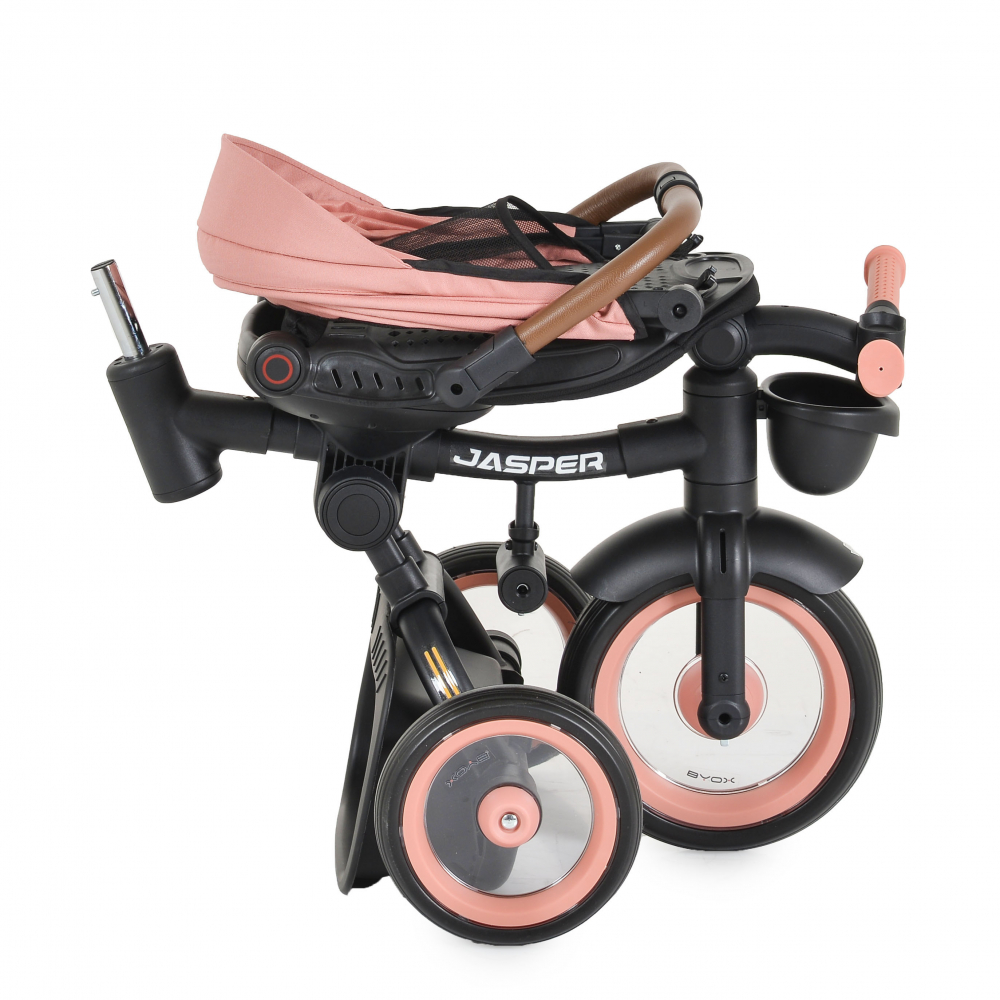 Tricicleta Byox Jasper Pink cu Maner Parental