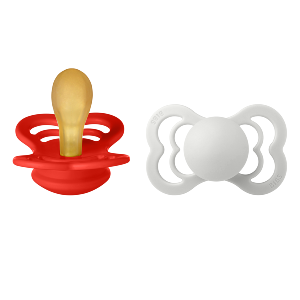 Set 2 Suzete Bibs Supreme, Latex, Simetric, 6 luni+ - imagine 4