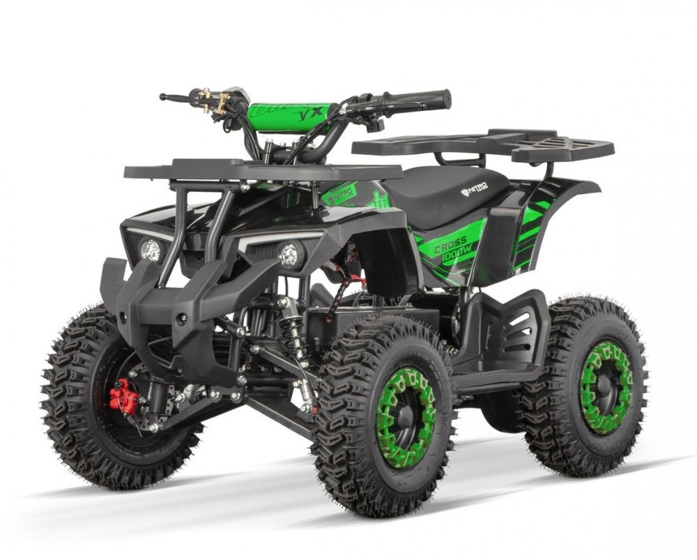 ATV electric NITRO Dusty VX Cross 1000W 36V Snowy tyres, culoare verde