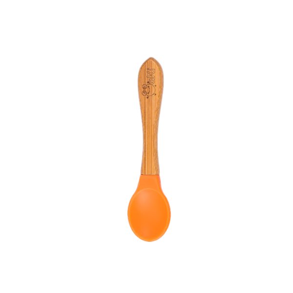 Set 5 lingurițe bambus Oaki cu vârf silicon - imagine 5