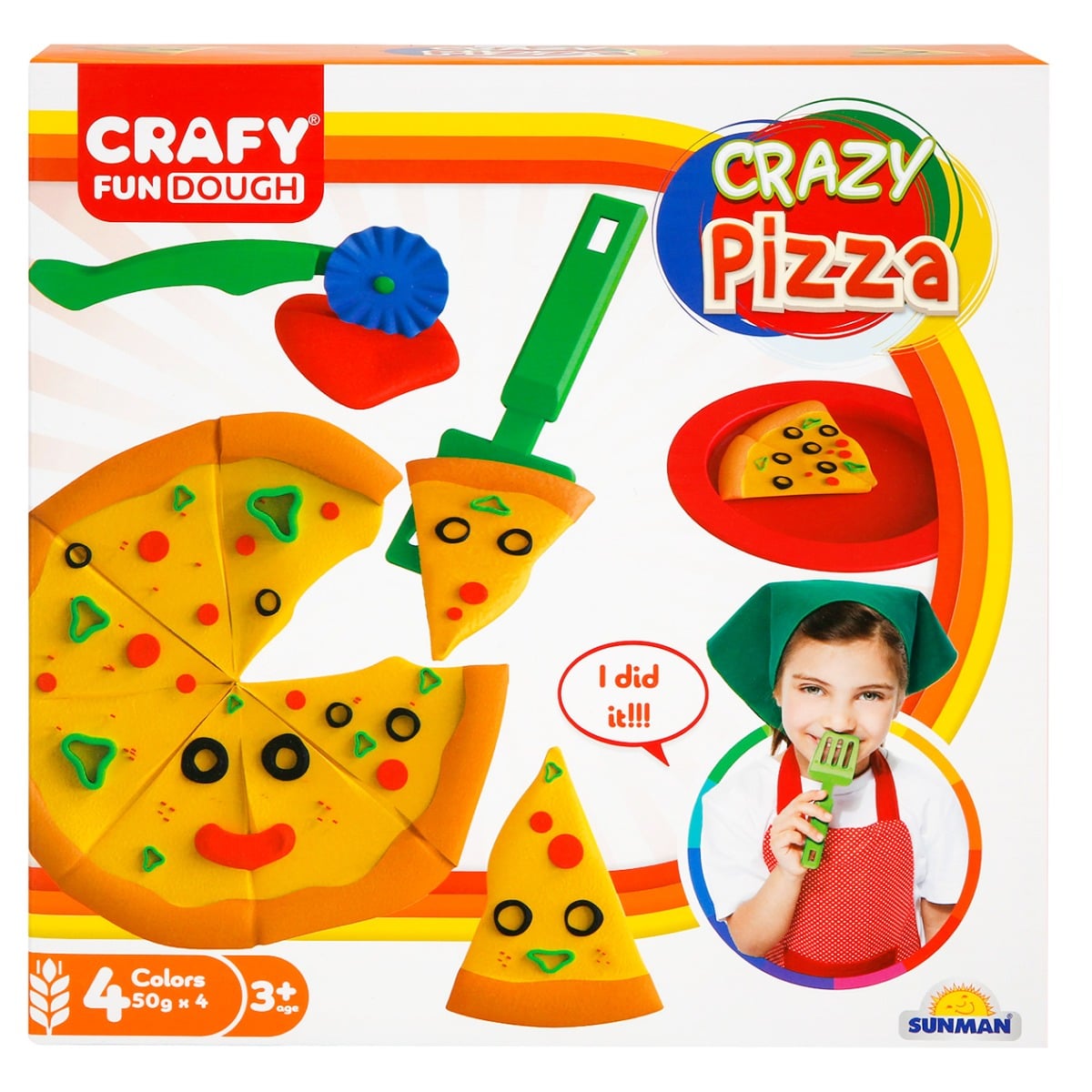 Set Modelare Pizza Crafy 10 Piese