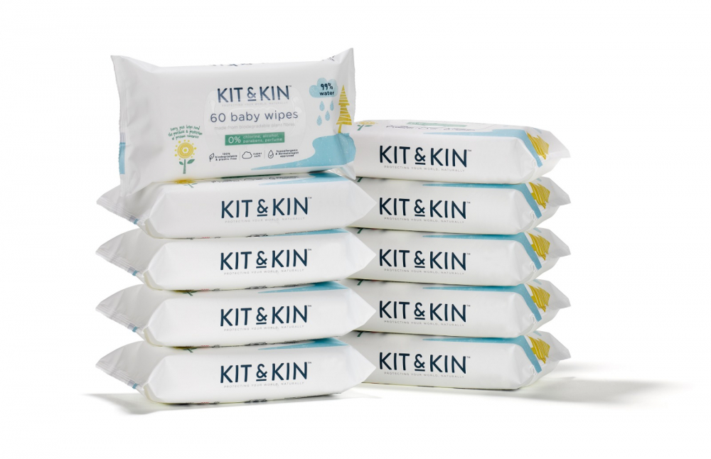 KitKin Servetele Umede Biodegradabile 600 buc - imagine 5