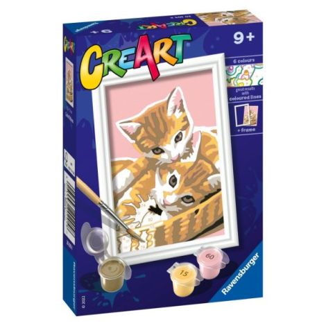 Ravensburger CreArt Pisicute Pictura Numere Copii - imagine 2