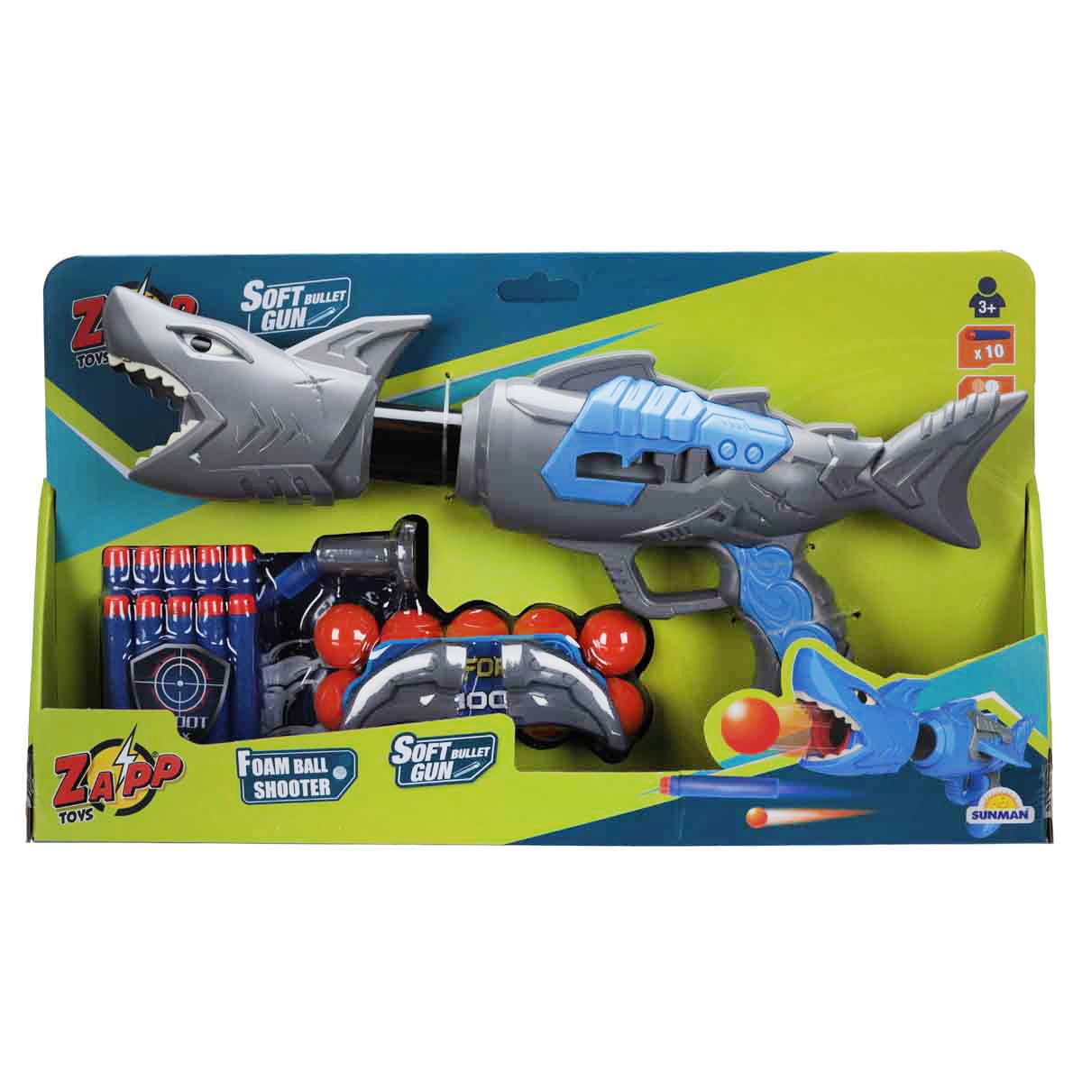 Arma Zapp Toys Shark cu Sageti si Bile - 49.99RON