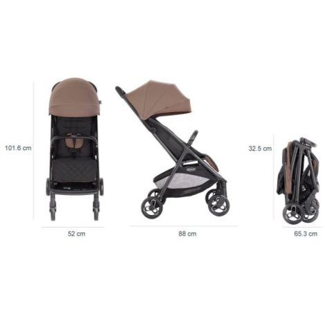 Carucior Graco Myavo Fossil - Pliere Automata 5.8kg - imagine 5