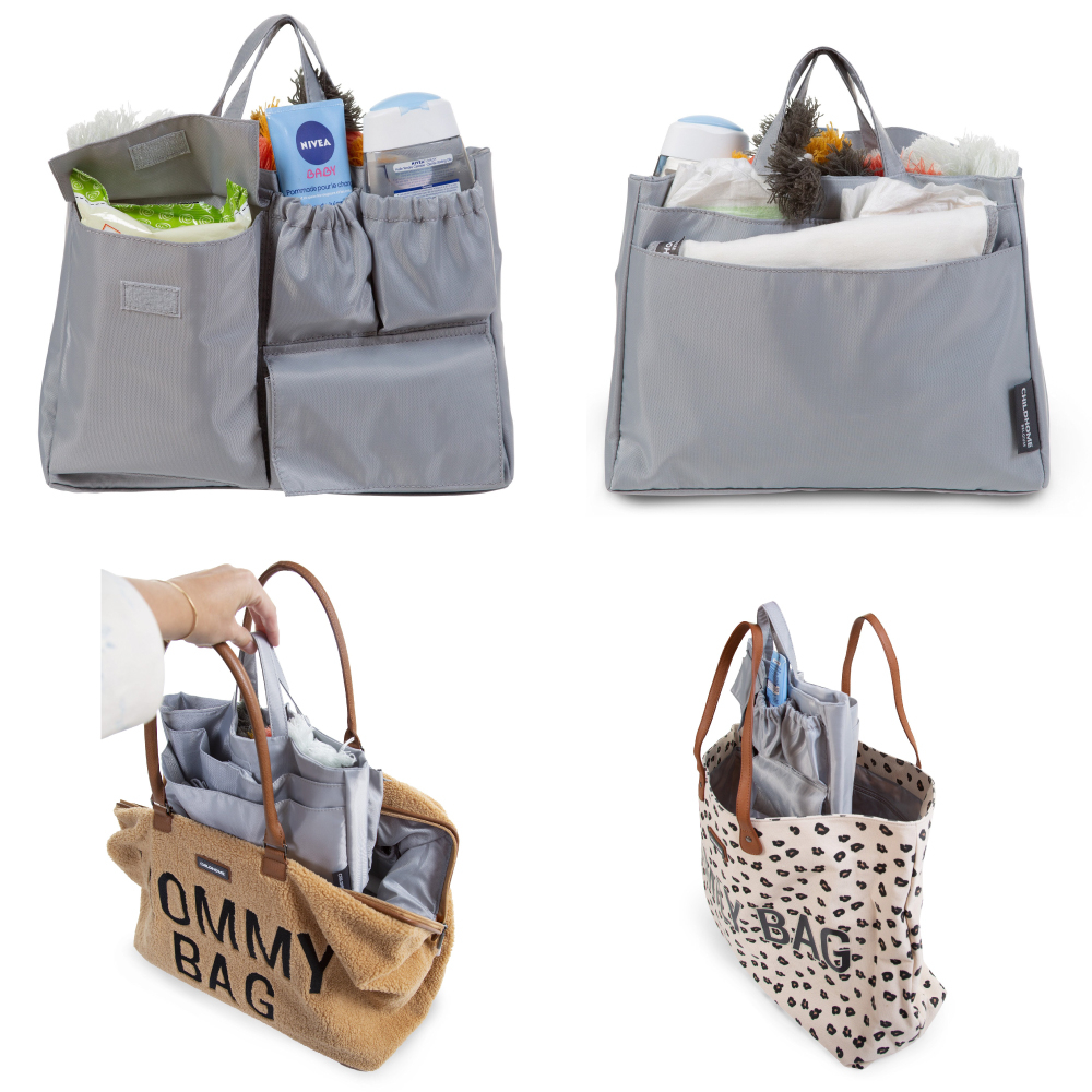 Organizator Geantă Childhome Gri | Accesorii Cărucior - imagine 2