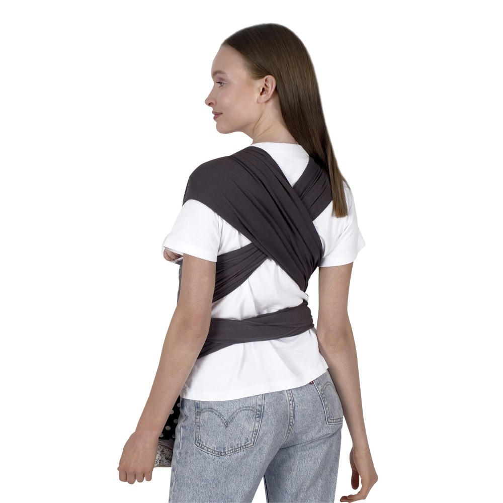Wrap Elastic Gray Sevi Bebe, 0-15 kg - imagine 3