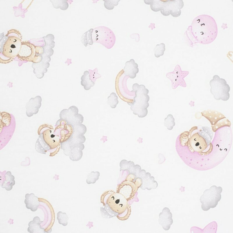 Saltea Patut New Baby Koala Pink 120x60cm