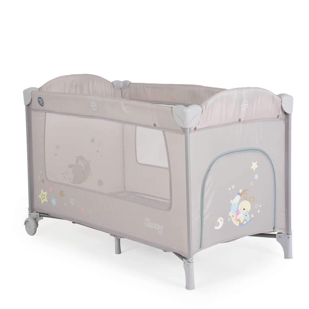 Patut Pliabil Moni 2in1 Sleepy - Calatorie Practica - imagine 9