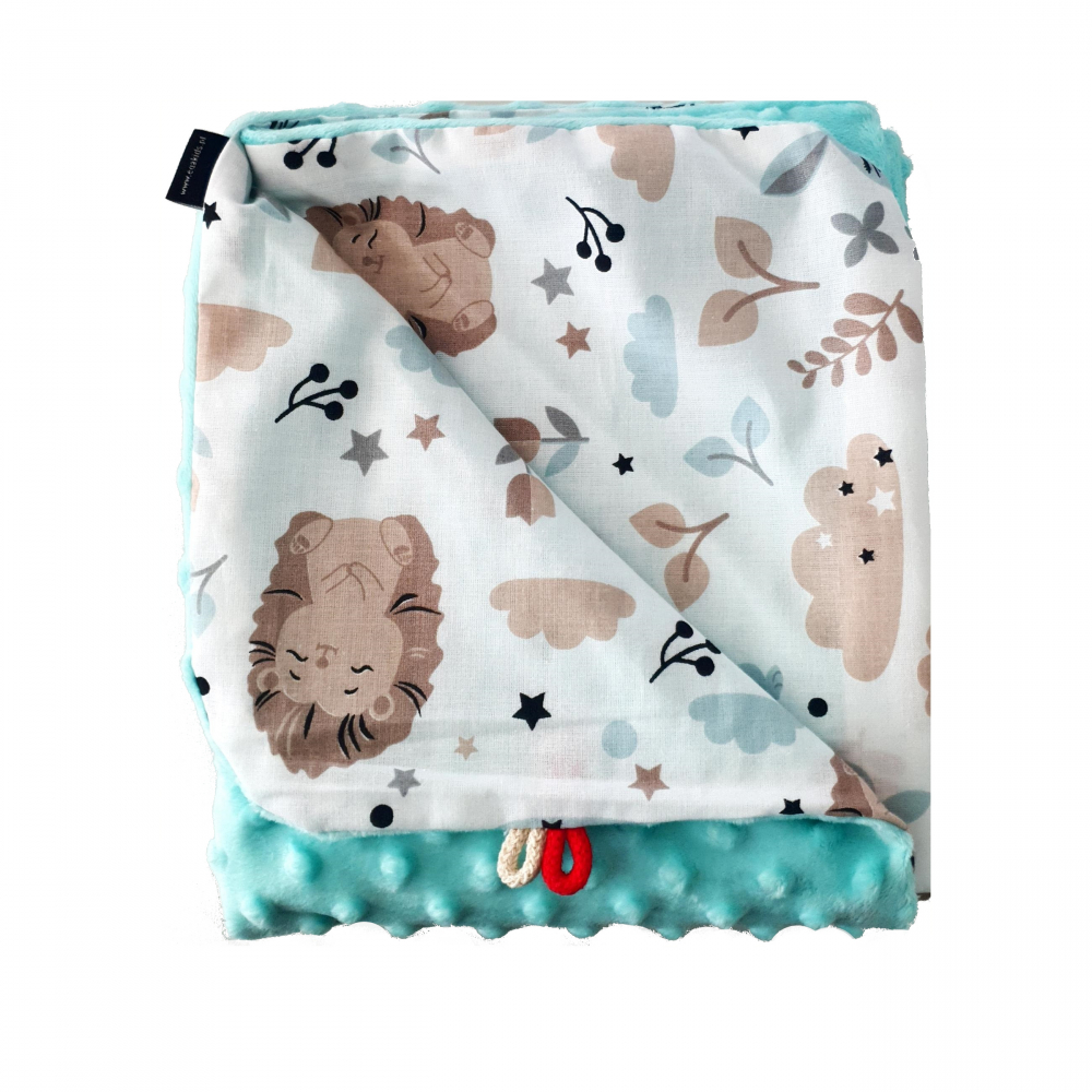 Paturica Minky Egakids Bunny 75x75 cm