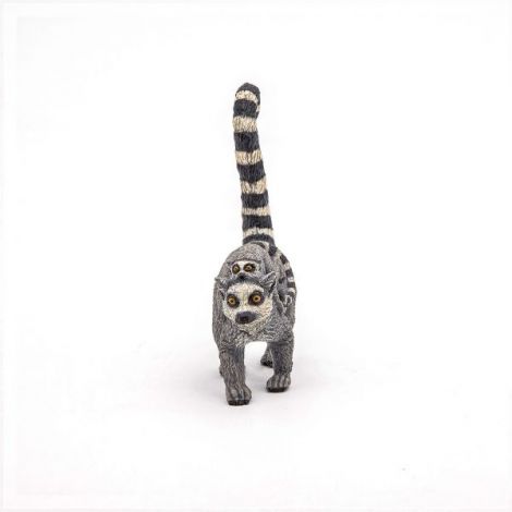 Figurina Lemur cu Pui Papo - Jucarie Educativa - imagine 7