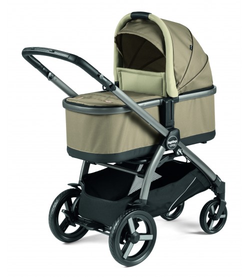 Carucior Ypsi Peg Perego Combo Class Beige, Reversibil - imagine 3