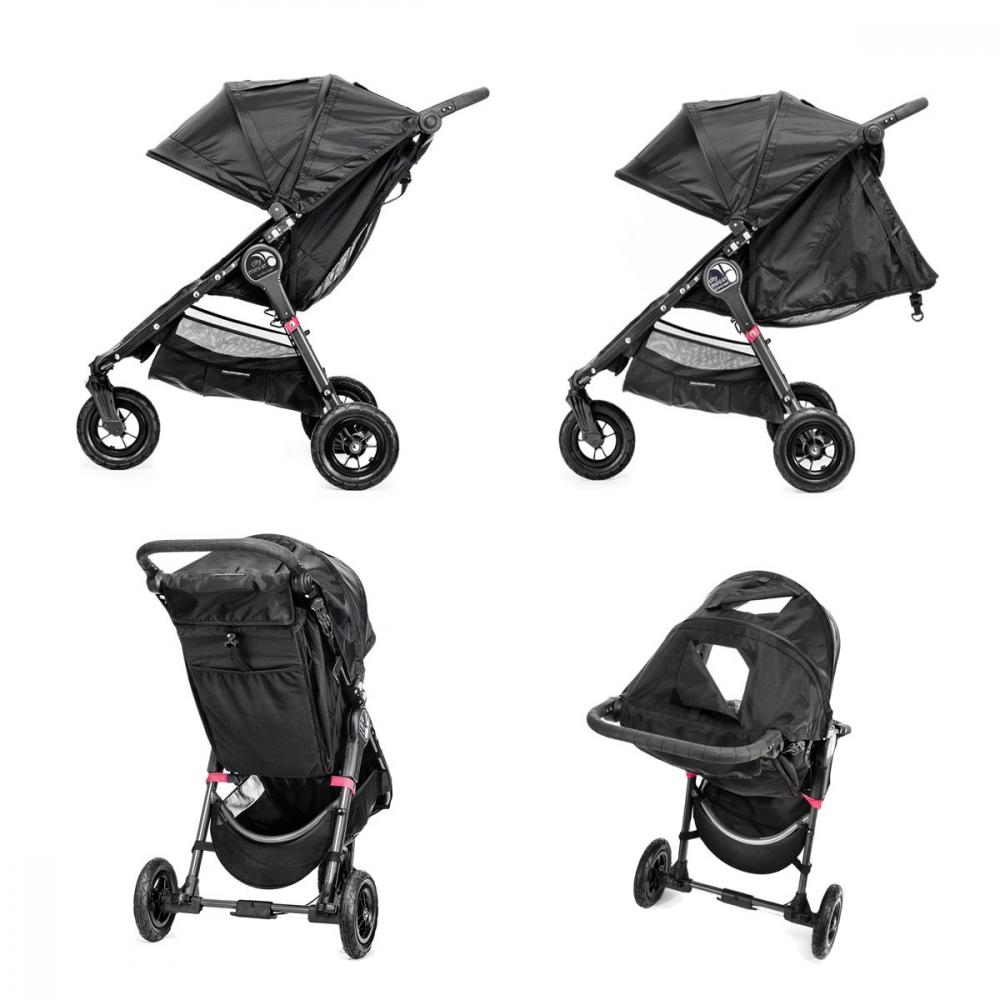 Carucior City Mini GT 3 Black 2 in 1 Baby Jogger - imagine 7