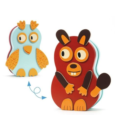 Joc Magnet Animo Djeco - Creativitate Animală - imagine 2