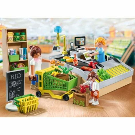 Jucărie Playmobil Supermarket cu Produse Bio - imagine 3