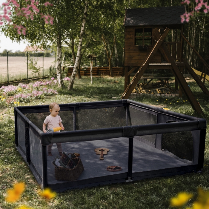 Tarc joaca Kidwell Fanko Negru 120x180 - Siguranta maxima - imagine 10
