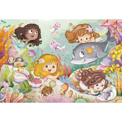 Puzzle Ravensburger Fetite 2x12 Peste 3 Ani