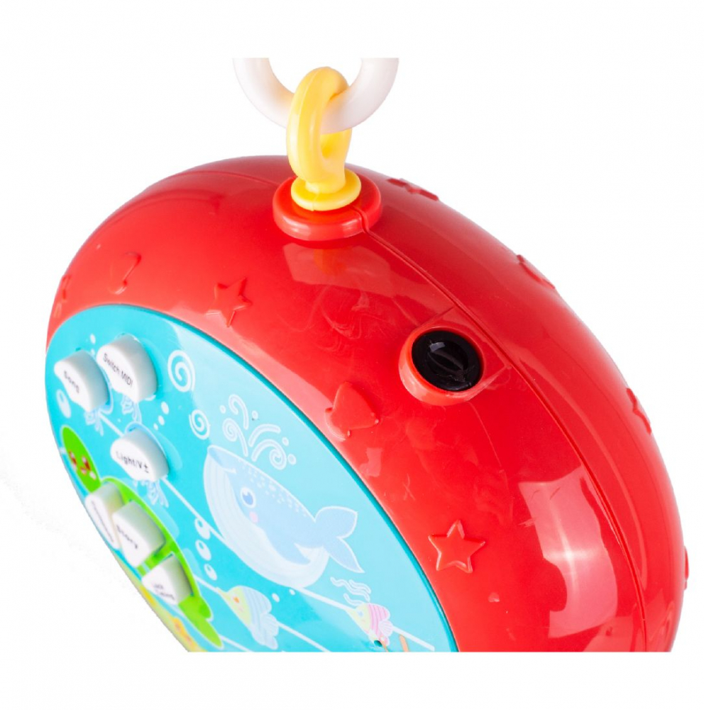 Carusel Muzical Patut cu Proiector Red, Malplay - imagine 5
