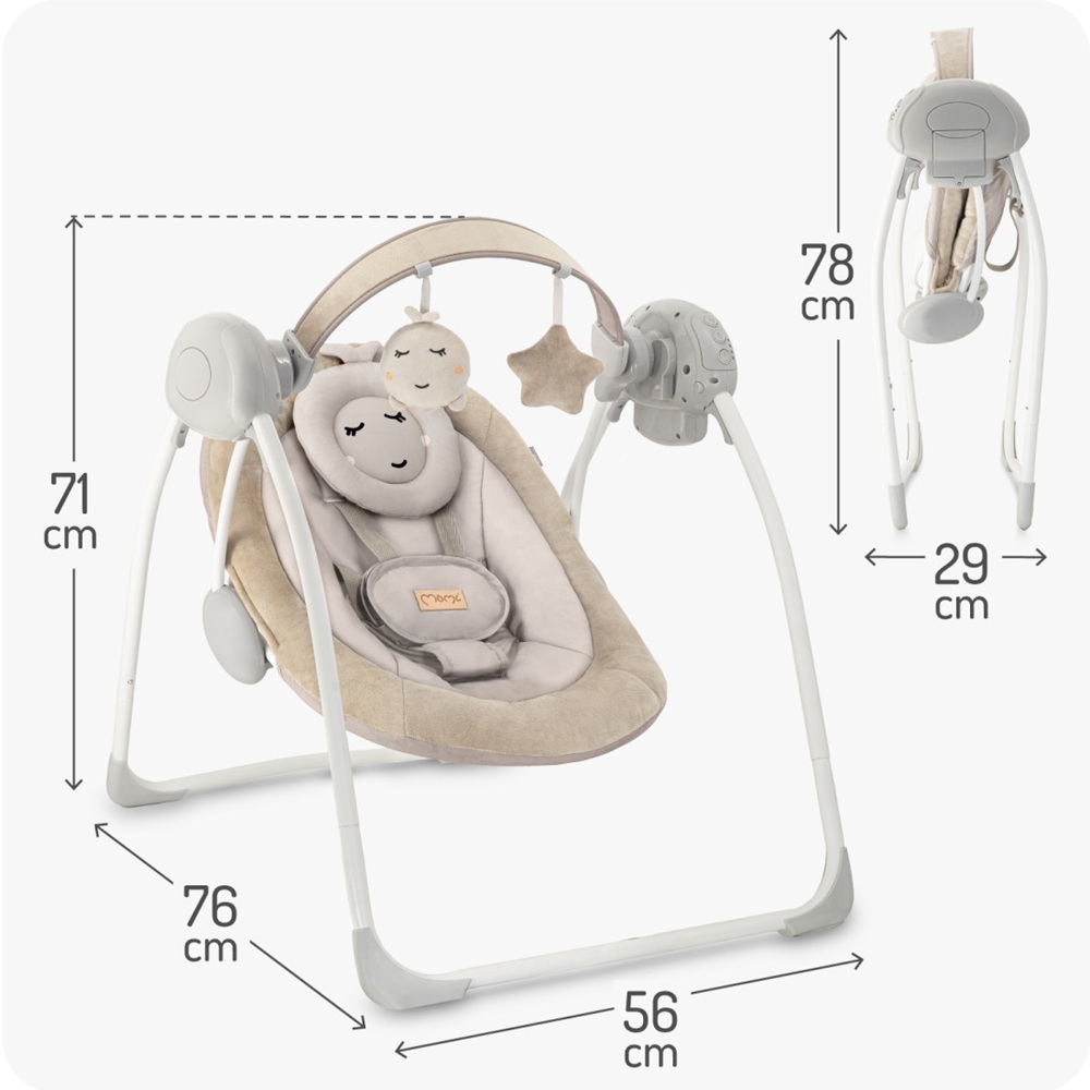 Leagan Electric Momi Liss - Confort Sigur Bebelusi - imagine 3