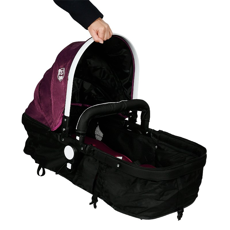 Cărucior 2 în 1 Reversibil Buf Boof X2 Purple - imagine 4