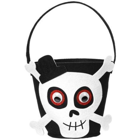 Geanta Schelet Halloween Widmann - Jucărie Felt