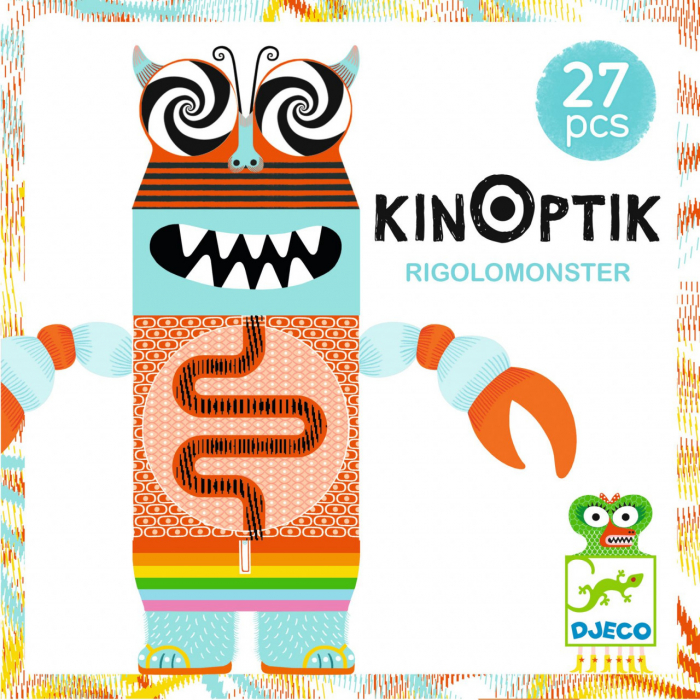 Kinoptik Rigolomonsters Djeco | Joc creativ magnetic