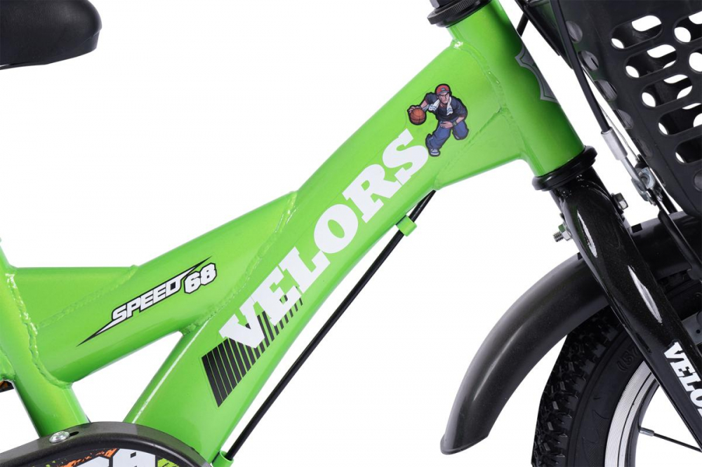 Velors V1401A Bicicleta Verde 14" Copii 3-5 Ani - imagine 6