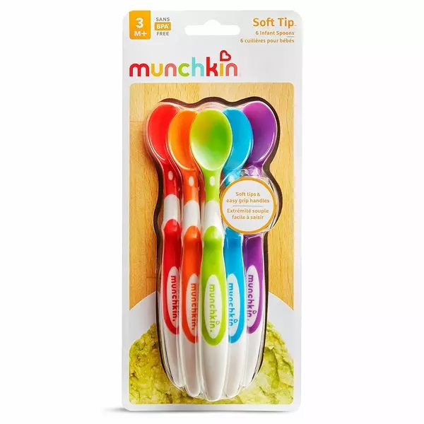 Set 6 Lingurițe Munchkin cu Vârf Moale, 3 Luni+ - imagine 6