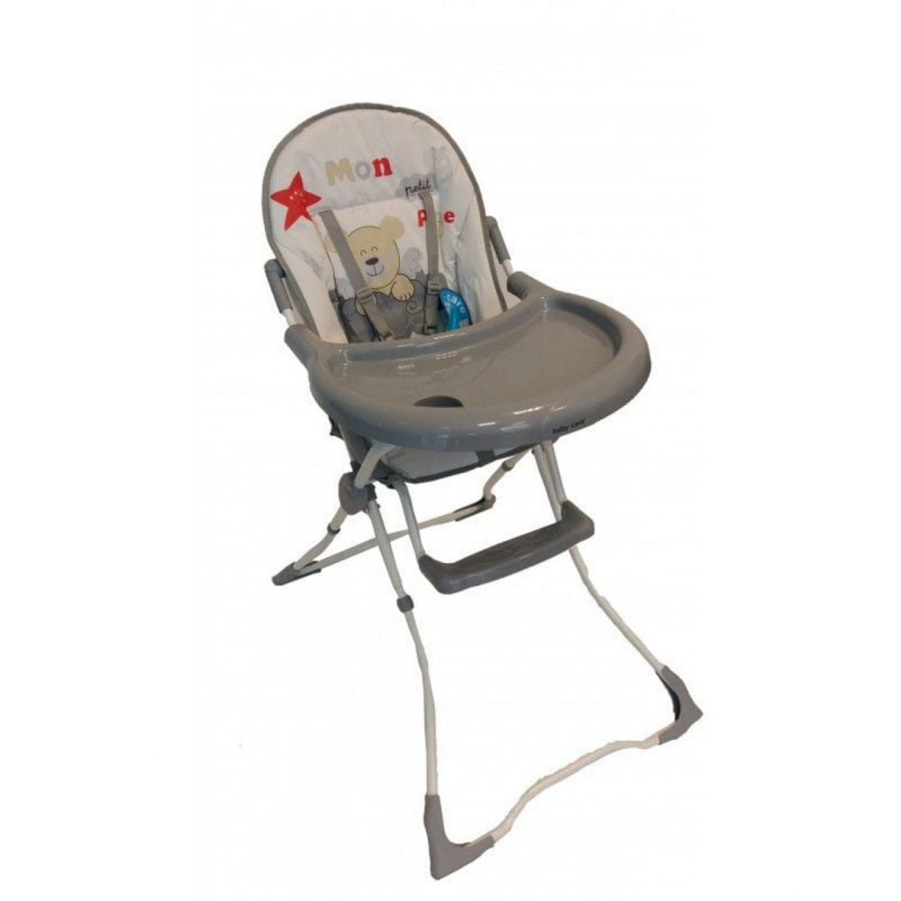 Scaun de masa Baby Care Ursulet Pliabil Sigur