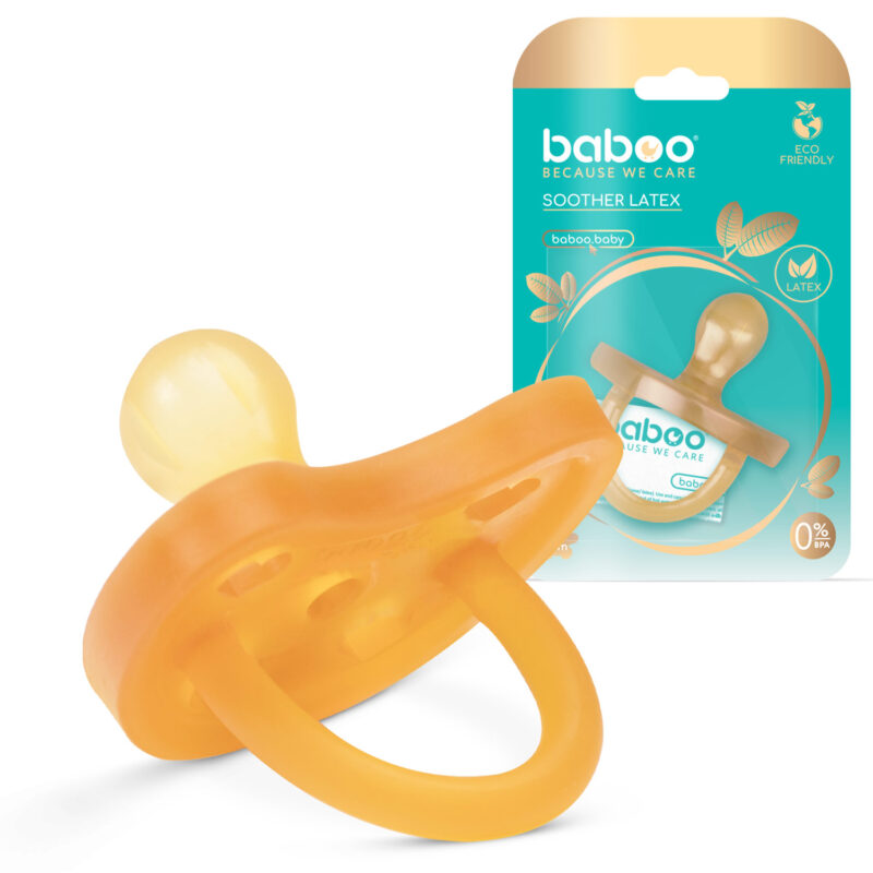 Suzeta latex Baboo 6 luni+ | Liniste naturala