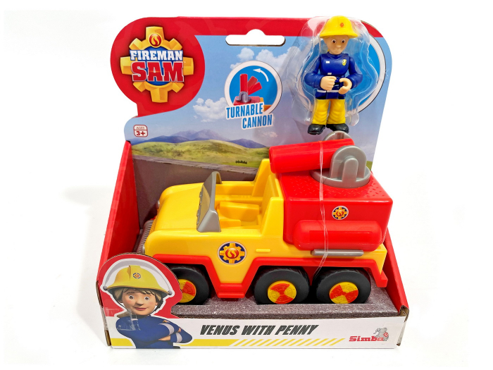 Pompierul Sam Camion Venus + Figurina Penny