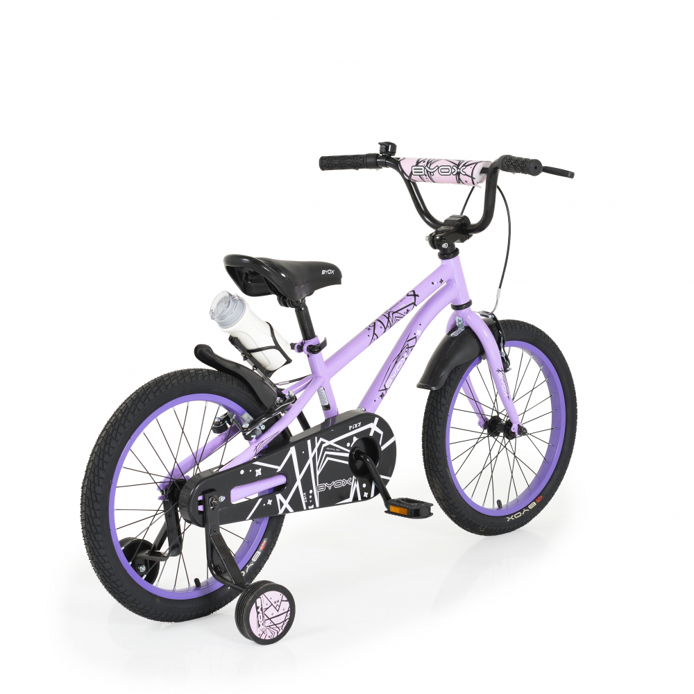 Bicicleta Byox Pixy Violet 18" cu frane - imagine 2