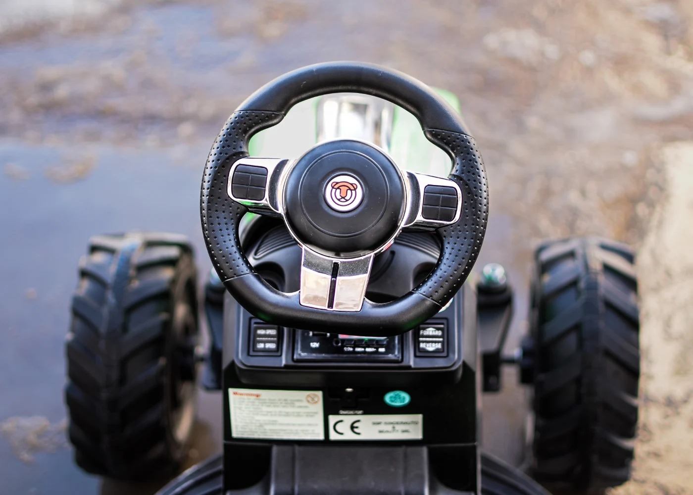 Tractor Electric Copii cu Remorcă XXL LUX - imagine 6