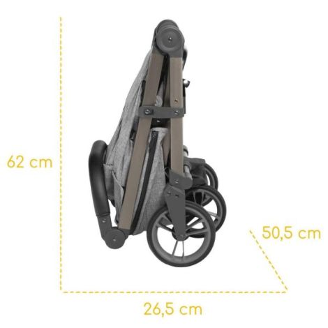 Skiddou Mell - Carucior ultracompact pentru calatorii - imagine 8