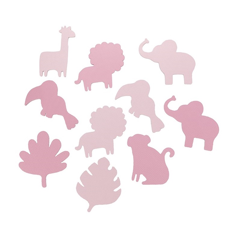 Covoraș Puzzle Momi Zawi 150x150 cm Pink - imagine 2