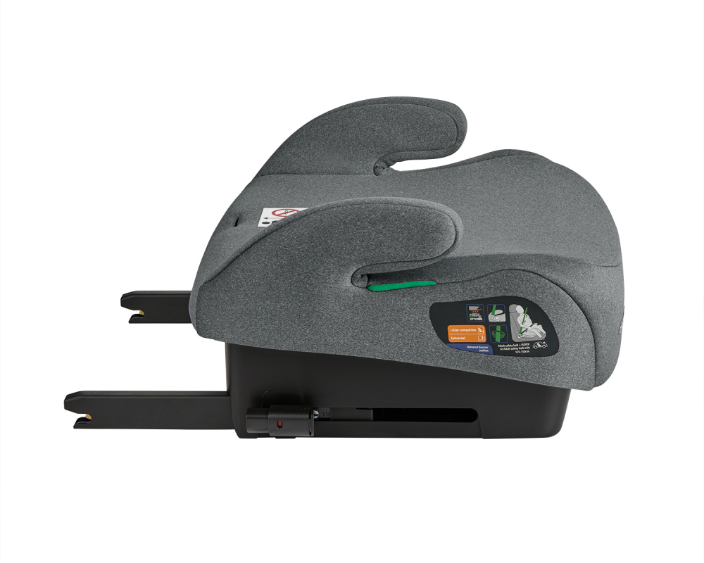 Inaltator KikkaBoo i-Tip cu Isofix Dark Grey