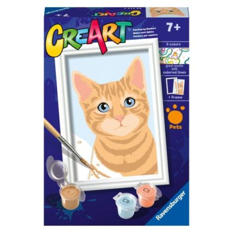 Ravensburger CreArt Pictura pe Numere Pisicuta