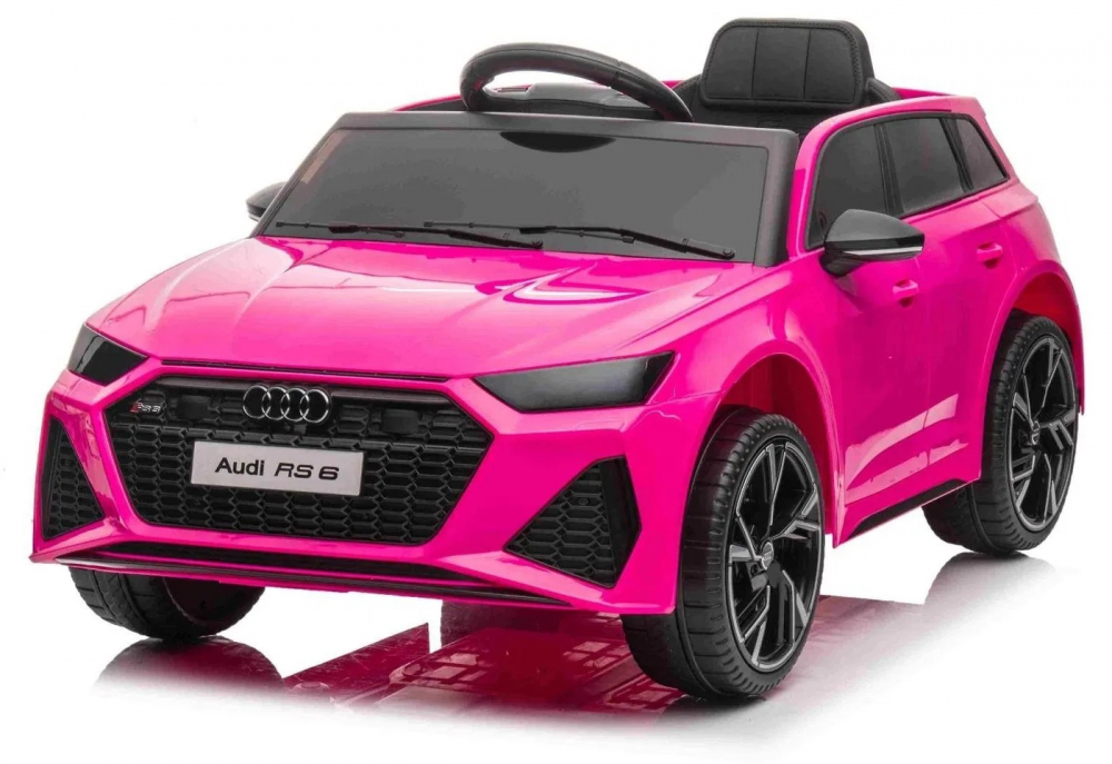 Masinuta Electrica Audi RS6 Roz R-Sport 70W - imagine 7