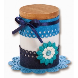 Set 4 Borduri Fetru Galben Mix | Folia Paper - imagine 2
