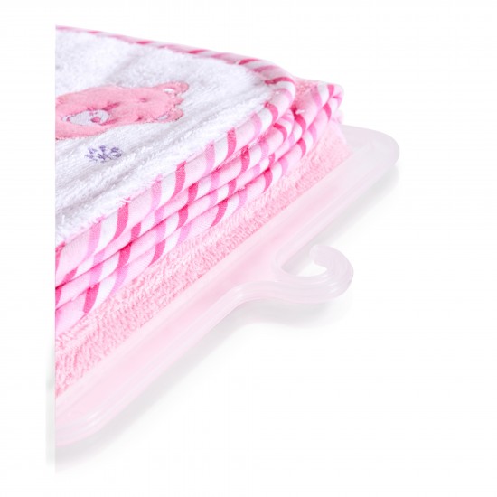Prosop cu gluga Cangaroo Manny, Pink, 76x76 cm - imagine 2