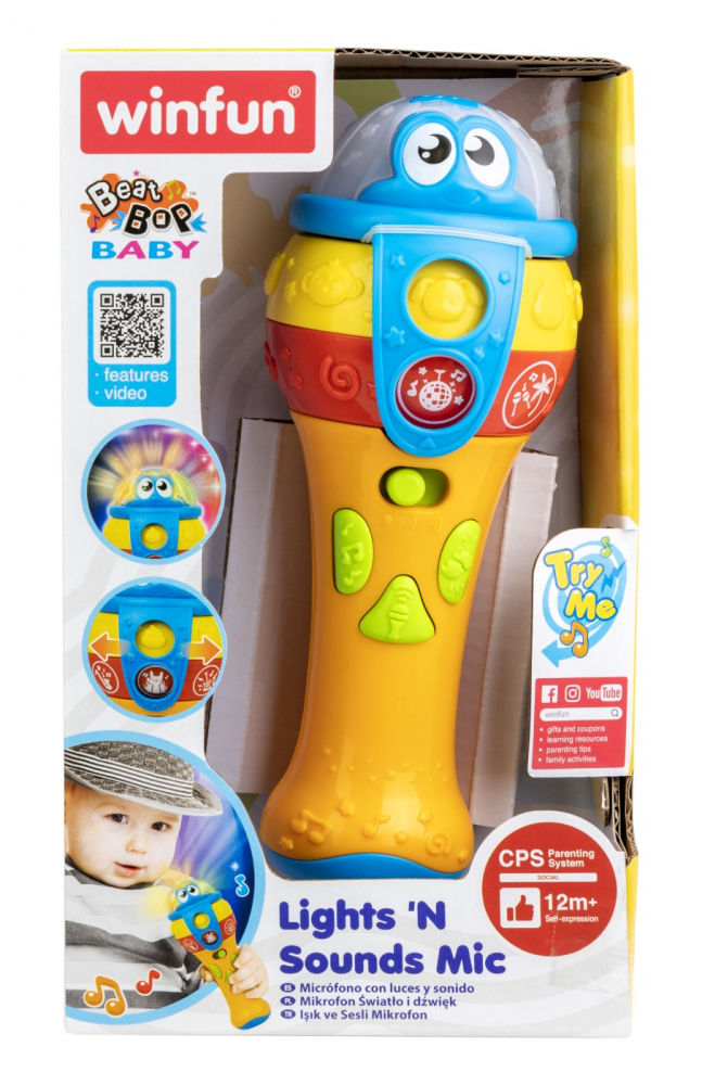 Winfun Microfon Sunete și Lumini pentru Copii