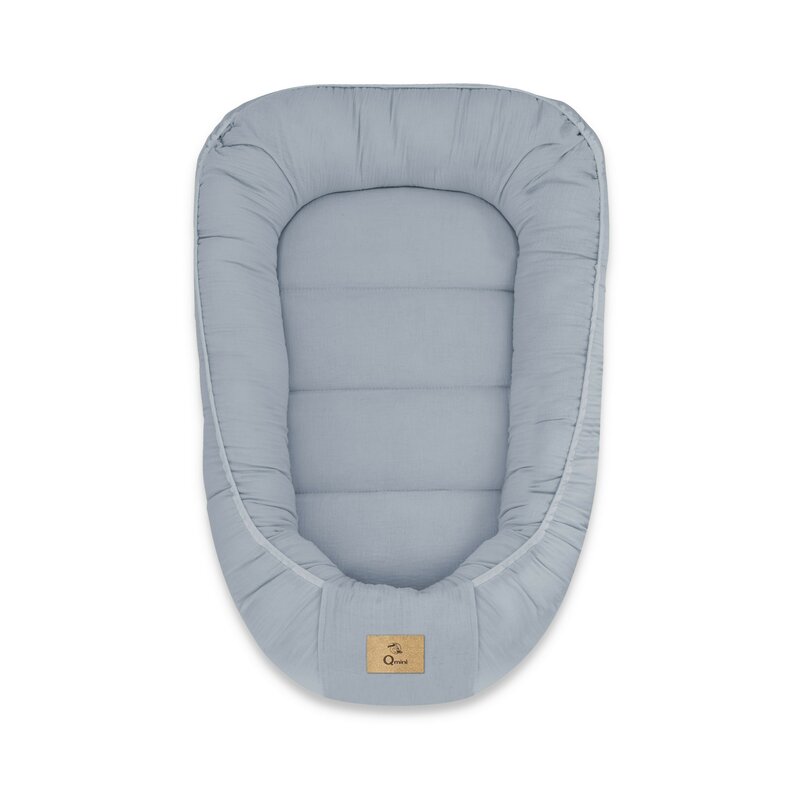 Qmini Baby Nest Jeans | Somn Sigur 55x75cm