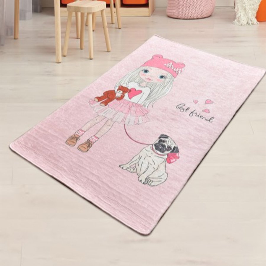 Covor Antiderapant Copii Best Friend 150x200 cm - imagine 3