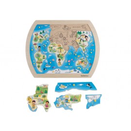 Puzzle din lemn O lume intreaga - Beleduc - imagine 2