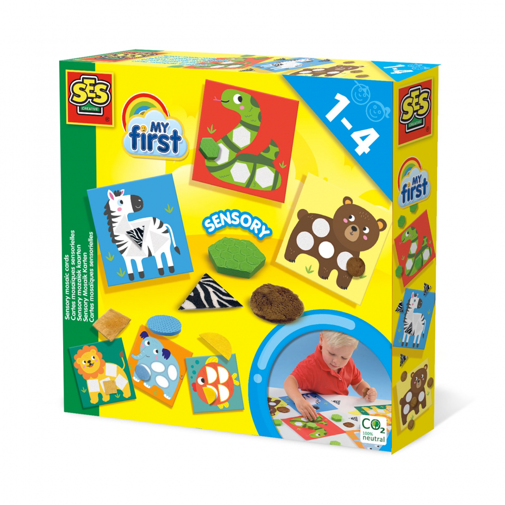 Kit Senzorial Ses Creative Animale, 1-4 Ani