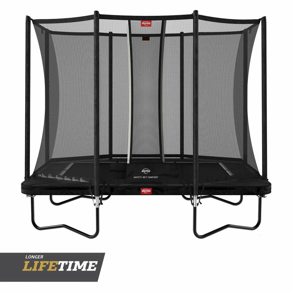 Trambulina Berg Ultim Favorit Gri, 280x190 cm - imagine 4