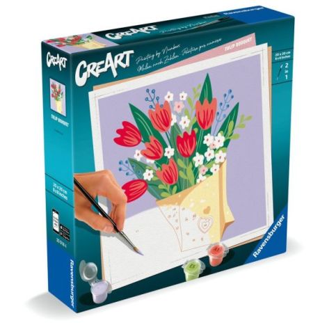 Ravensburger CreArt Pictură Lalele - Kit Hobby - imagine 2