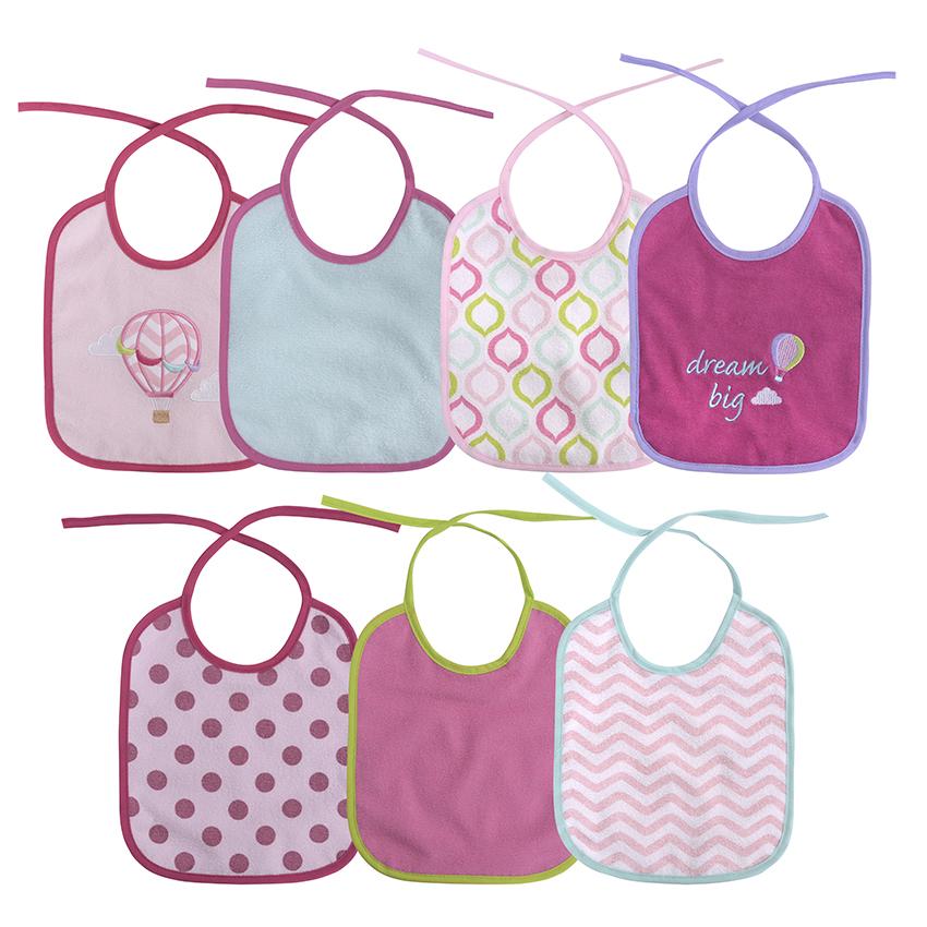 Set 7 Bavete Bumbac Lorelli, cu Snur, 20x23 cm - imagine 9